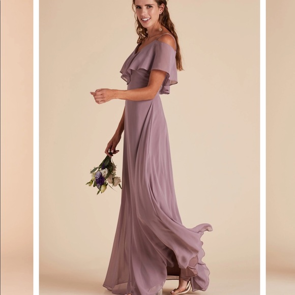 Birdy grey dress in mauve - Picture 2 of 4